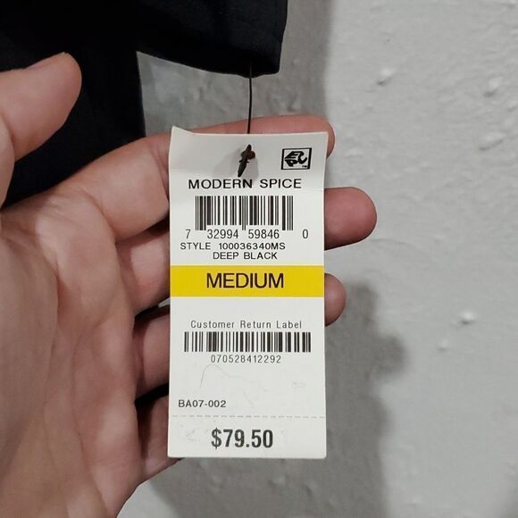 Alfani Modern Spice Blouse in Black Size M - Picture 12 of 12